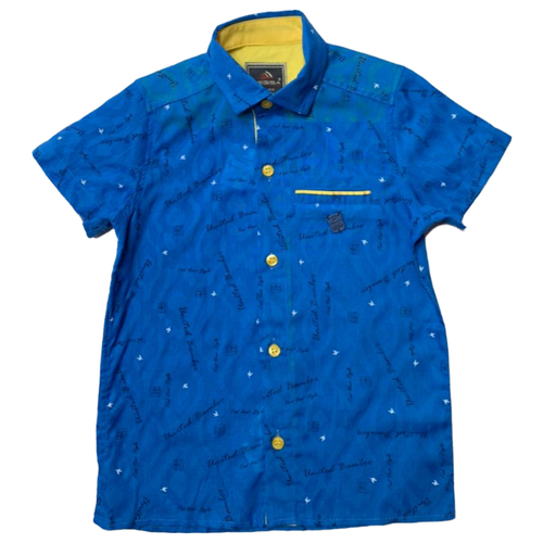 Рубашка для мальчика голубой/желтый размер:92 Cegisa