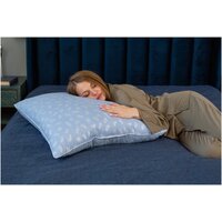 Подушка для сна Nordic "Лебяжий пух" 70х70, голубой