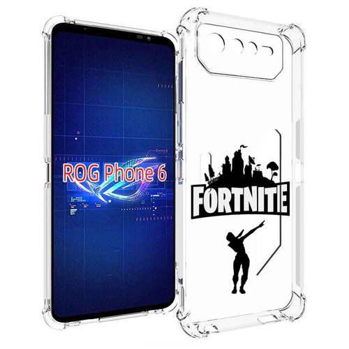 Чехол MyPads fortnite-2 для Asus ROG Phone 6 задняя-панель-накладка-бампер чехол mypads toyota тойота 2 для asus rog phone 6 задняя панель накладка бампер