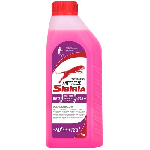 SIBIRIA ANTIFREEZE G-12 красный 1кг