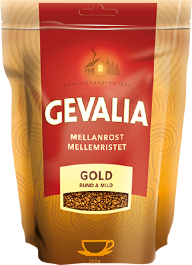 Растворимый сублимированный кофе: Gevalia Gold 200 rр.