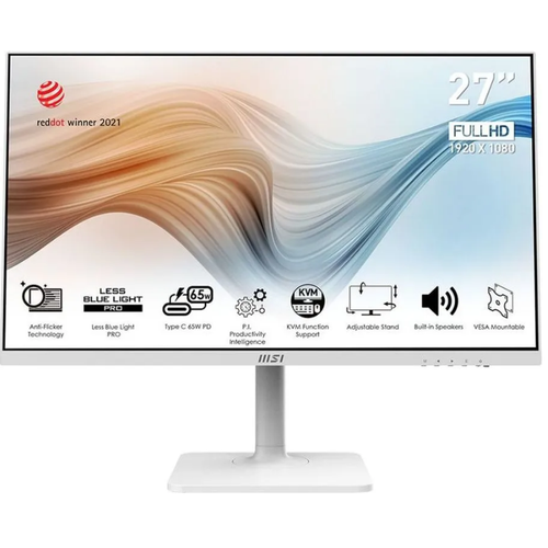 Монитор MSI Modern MD272PW (9S6-3PB19H-068) монитор msi modern md271cpw white 9s6 3pa6hh 027