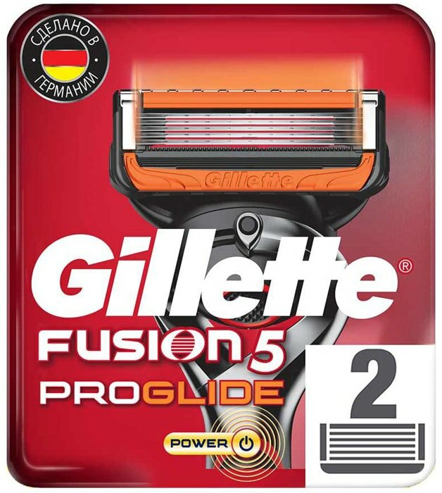 Кассеты для бритья Gillette Fusion 5 ProGlide Power 2шт