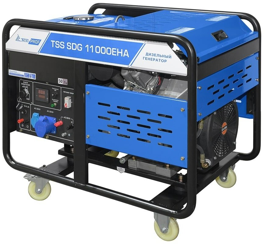 Дизельный генератор TSS SDG 11000EHA - фотография № 1