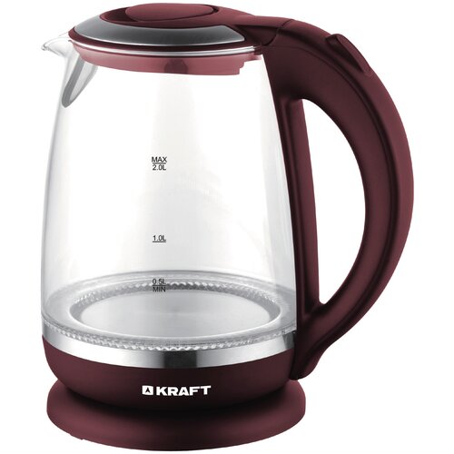 Чайник KRAFT KF-KG2018BL 2200Вт стекло 165000₽