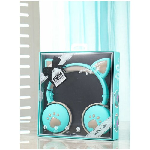 Беспроводные наушники c LED подсветкой CAT BK1 HD Callбирюзовые 249000₽