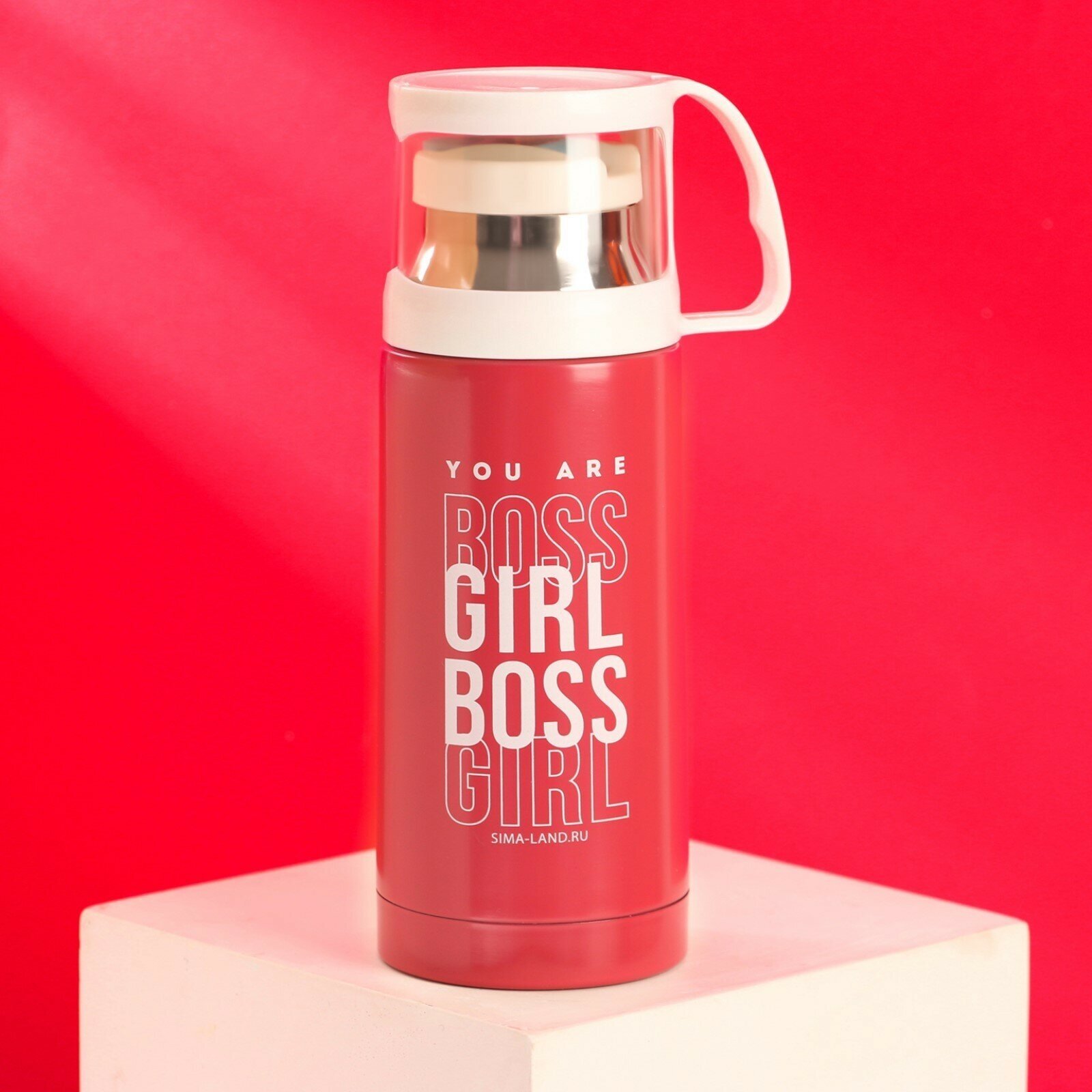 Термос Girl Boss, 350 мл, сохраняет тепло 8 ч