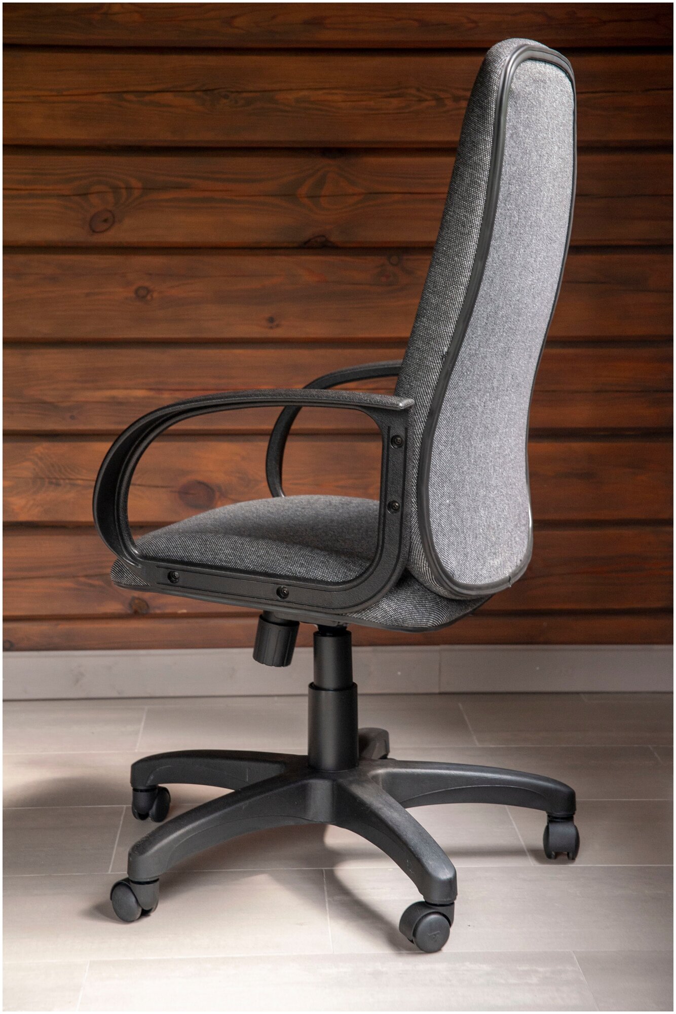 Кресло компьютерное офисное стул на колесиках для руководителя Hesby Chair 7 черное - фотография № 6