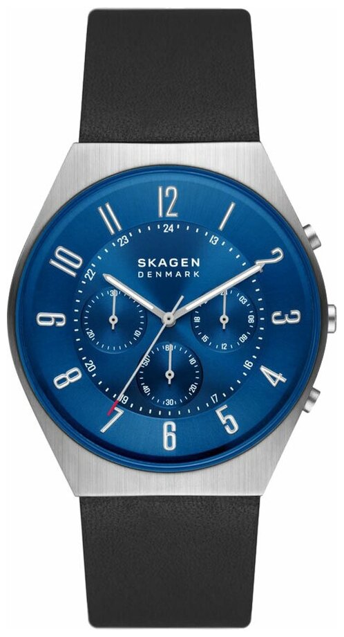 Наручные часы SKAGEN Grenen, серебряный, черный