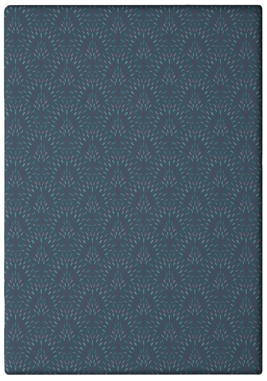 Пододеяльник Самойловский текстиль Инди, бязь, 175 х 215 см, синий - фотография № 2