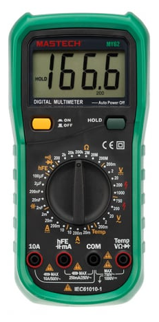 Мультиметр цифровой Mastech MY62 зеленый