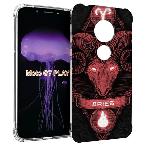 Чехол MyPads знак зодиака овен 6 для Motorola Moto G7 Play задняя-панель-накладка-бампер чехол mypads знак зодиака овен 4 для motorola moto e32 задняя панель накладка бампер