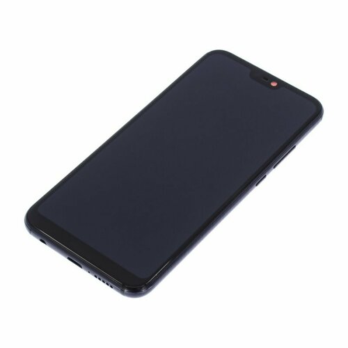 Дисплей для Huawei P20 Lite 4G (ANE-LX1) Nova 3E 4G (ANE-AL00) (в сборе с тачскрином) в рамке, черный, 100% проклейка дисплейного модуля для huawei p20 lite 4g ane lx1 nova 3e 4g ane al00