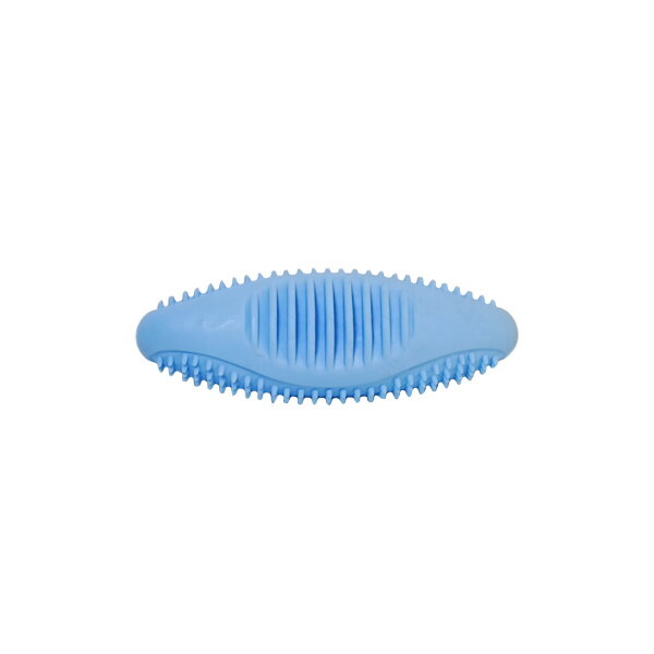 HOMEPET Dental игрушка для собак регби (12 см., Голубая) - фото №1