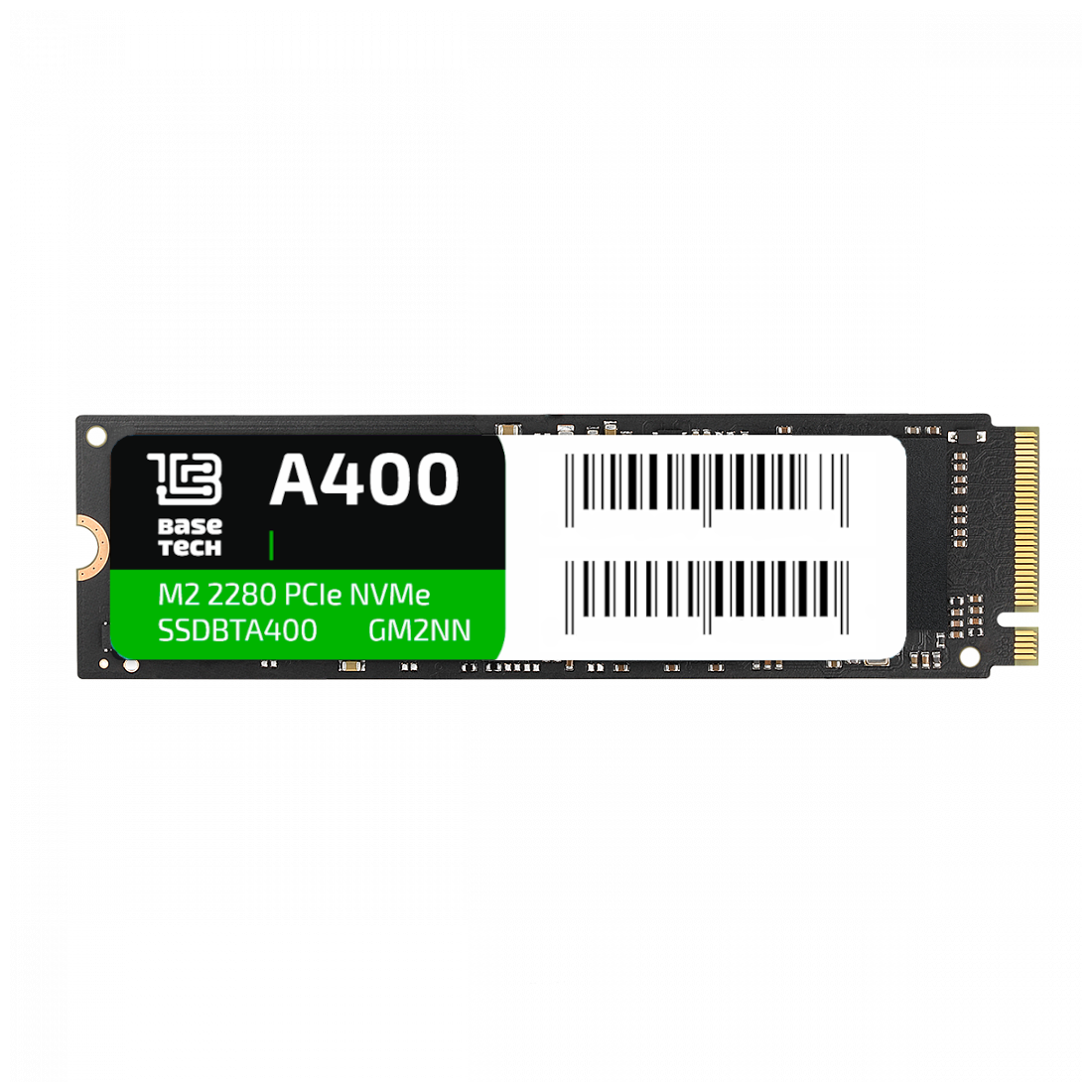 SSD BaseTech A400 512Гб, M.2 2280, NVMe, Bulk