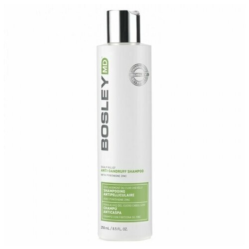 Bosley MD Scalp Therapy: Шампунь против перхоти для волос и кожи головы (Anti Dandruff Shampoo), 250 мл