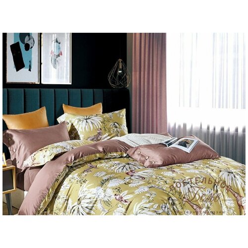фото Комплект постельного белья евро, египетский хлопок 1539-6 asabella