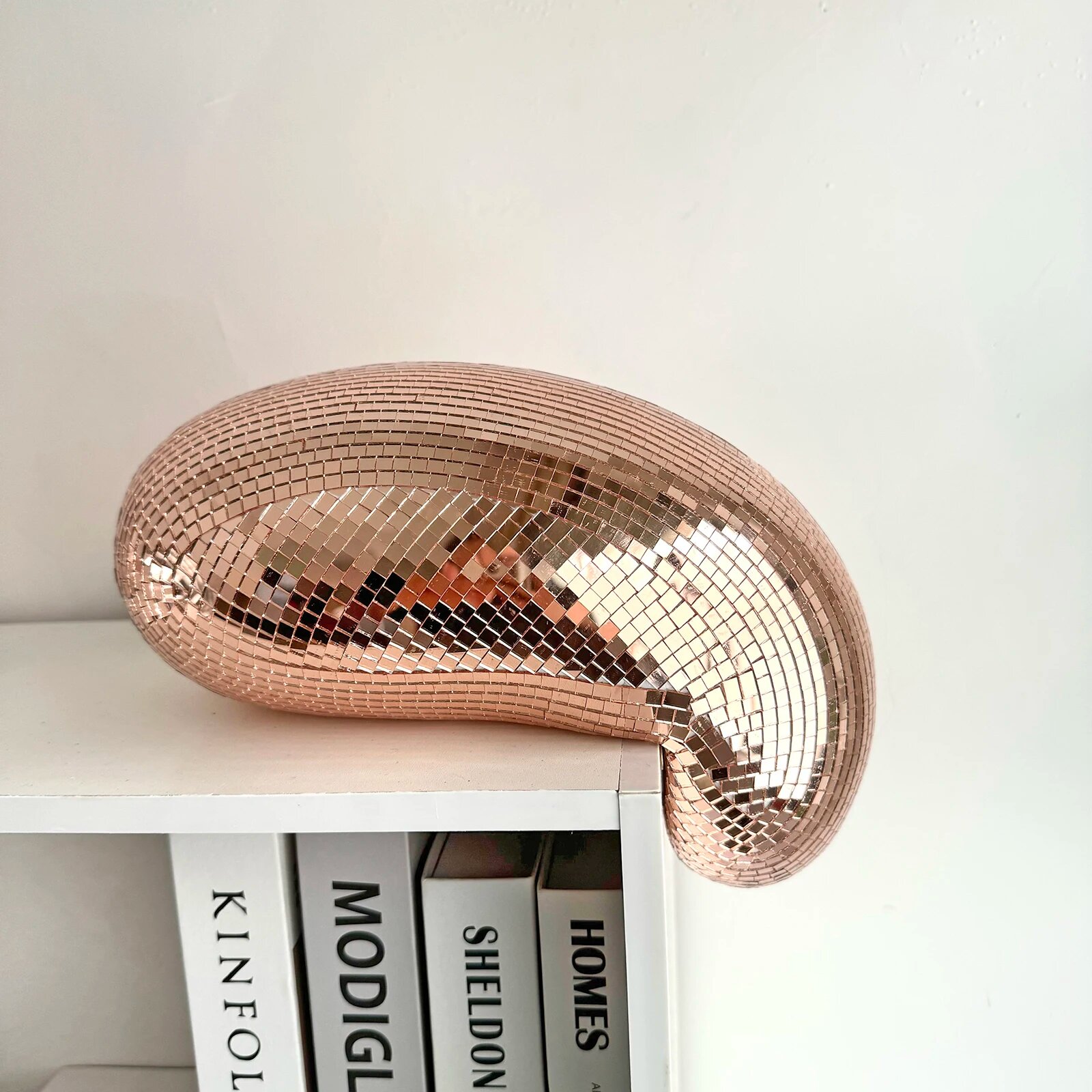 Розовый диско-шар Meltig Rose gold