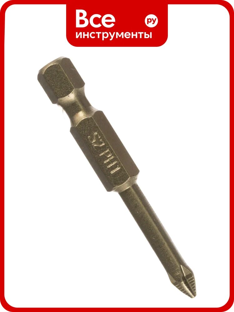 Бита (10 шт; PH1; 50 мм; 1/4" E6.3) Quadro Torsion 410150