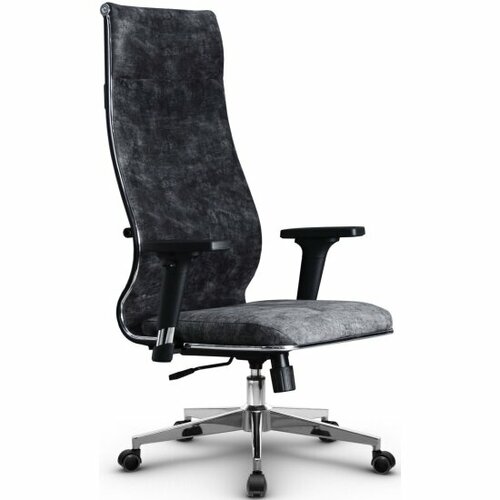 Кресло руководителя Метта L 1m 42 Bravo темно-серый (подл.200/осн.004)