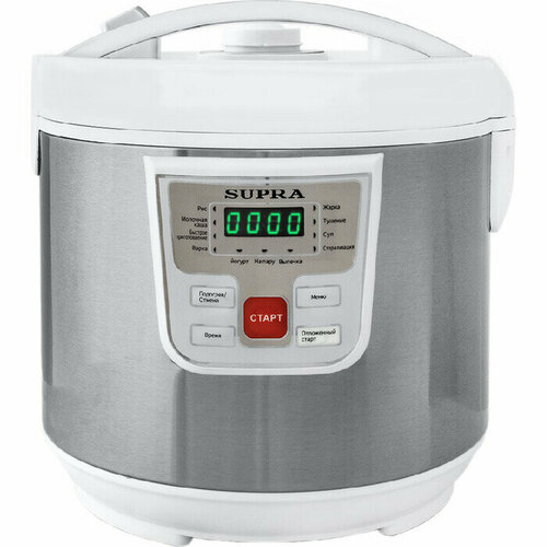 Мультиварка Supra MCS-4114 серебристыйбелый 536600₽