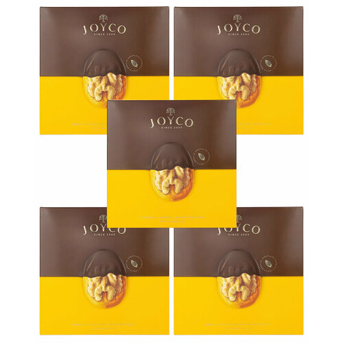 Шоколадные конфеты JOYCO Курага в шоколаде с грецким орехом 150 гр. - 5 шт