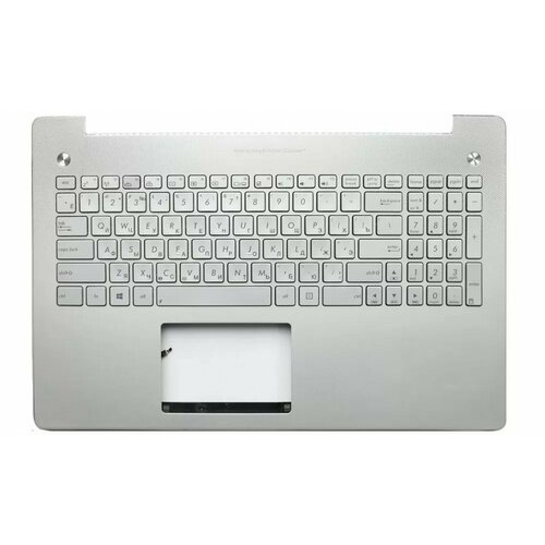 Клавиатура Asus N550JK с подсветкой серебряная в сборе 03-0032 551000₽