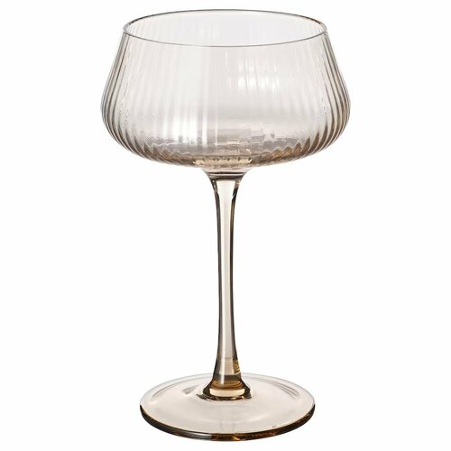 ANLEDNING IKEA Плоский бокал для шампанского анледнинг икеа светло-коричневый 250 мл