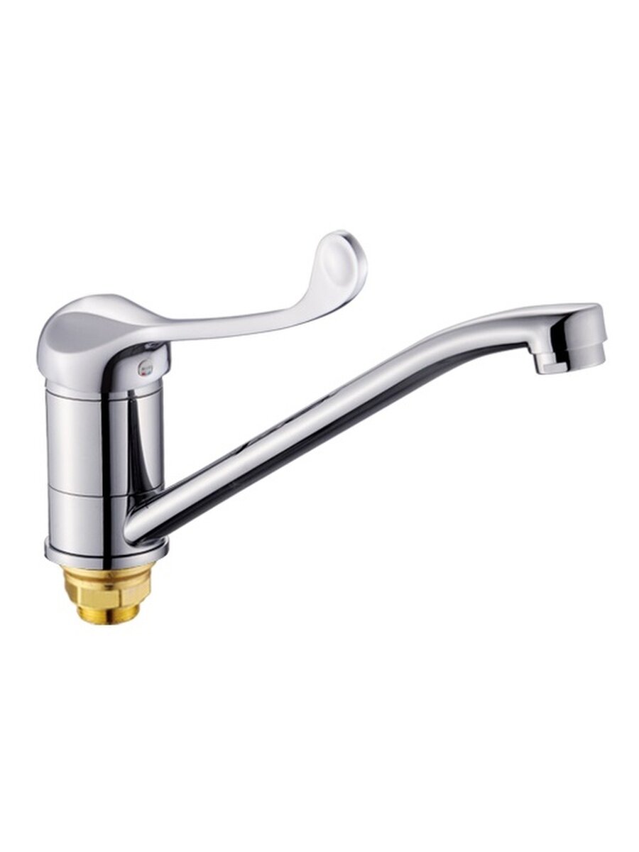 фото Локтевой смеситель для раковины с хирургической ручкой