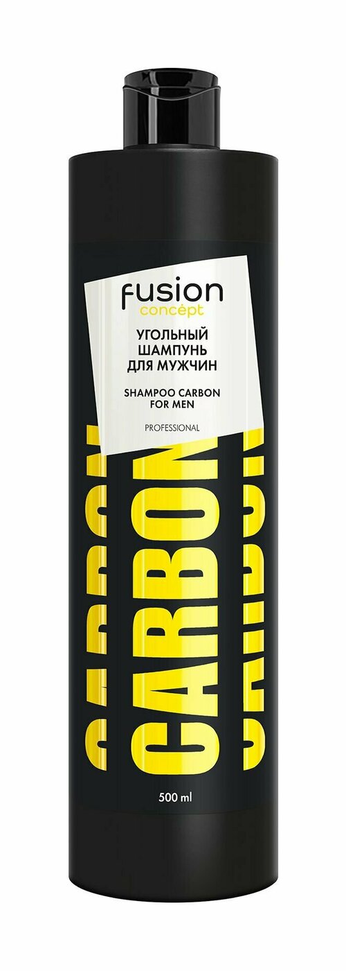 Угольный шампунь для кожи головы, склонной к жирности / Concept Fusion Carbon for Men Shampoo