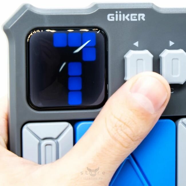 Изображение Головоломка "Умные" пятнашки / Электронный слайдер / Xiaomi Giiker Super Huarong Road Синий