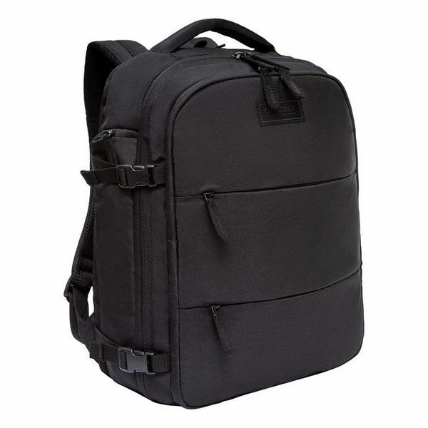 Рюкзак молодёжный 42 x 29 x 16 см, эргономичная спинка, отделение для ноутбука, чёрный