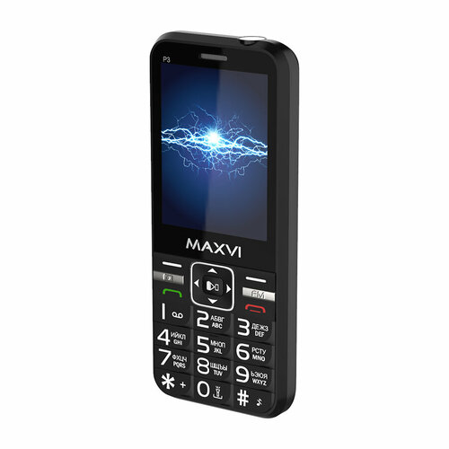 Телефон MAXVI P3, 2 SIM, black