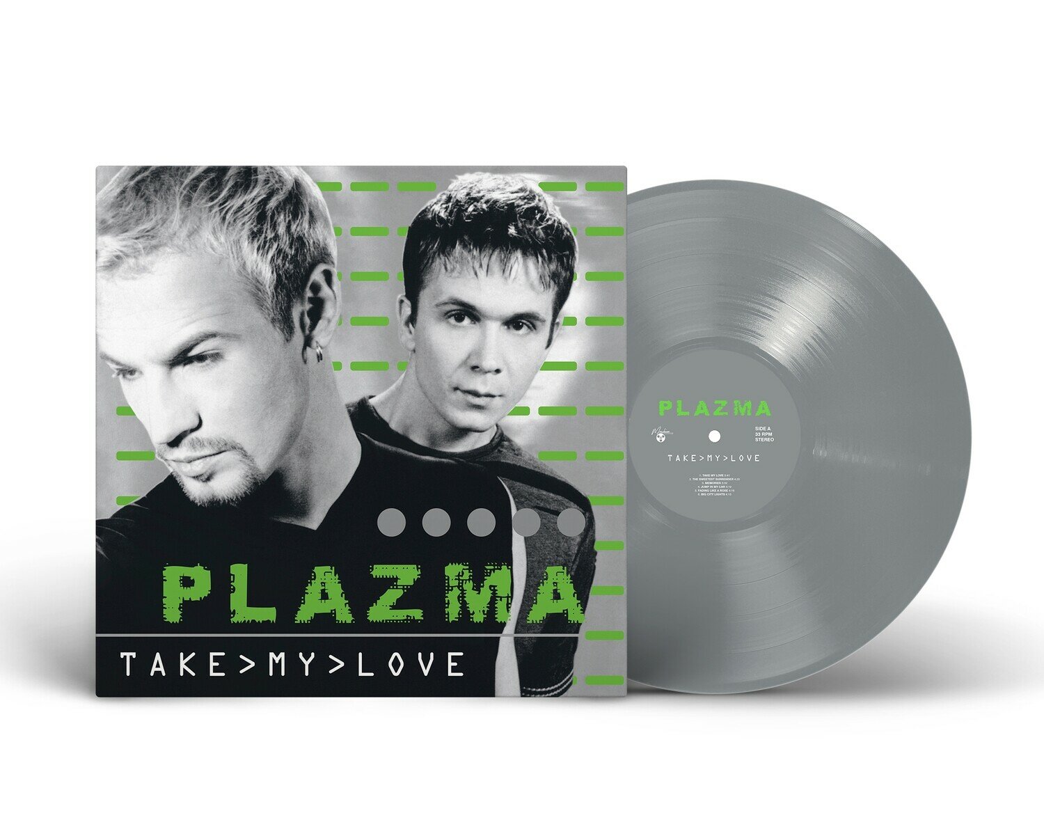 Виниловая пластинка Plazma - "Take My Love" (2000/2024) (Limited Silver Vinyl)