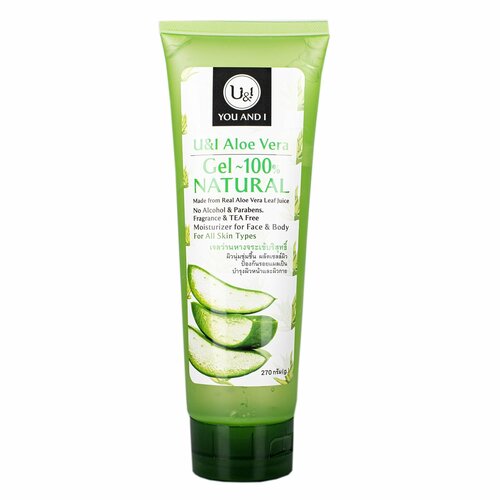 U&I ALOE VERA GEL 100% NATURAL (алоэ вера гель 100% натуральный), 270 г.