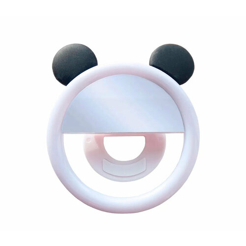 Кольцевой осветитель Live Makeup Phone Clip для телефона 3 Вт 5600k серый 26800₽