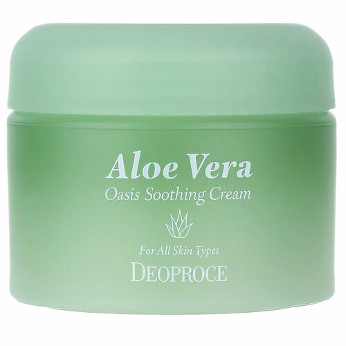 Крем для лица Deoproce Aloe Vera Oasis Soothing Cream, 50 г крем для лица deoproce aloe vera oasis soothing cream 50g