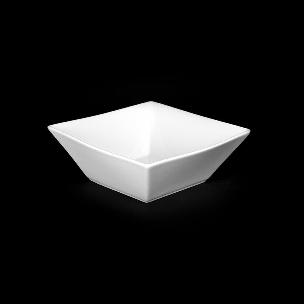 Салатник фарфоровый  Corone Carre  квадратный 300мл 12 3х12 3см