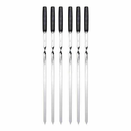 Набор шампуров 64 см с деревянной ручкой 6 шт 2349₽