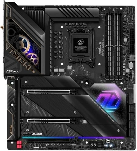 Материнская плата ASRock Z790 Taichi (Z790 Taichi) - LGA 1700, Intel Z790, 4xDDR5-4800 МГц, 3xPCI-Ex16, 5xM.2, Standard-ATX