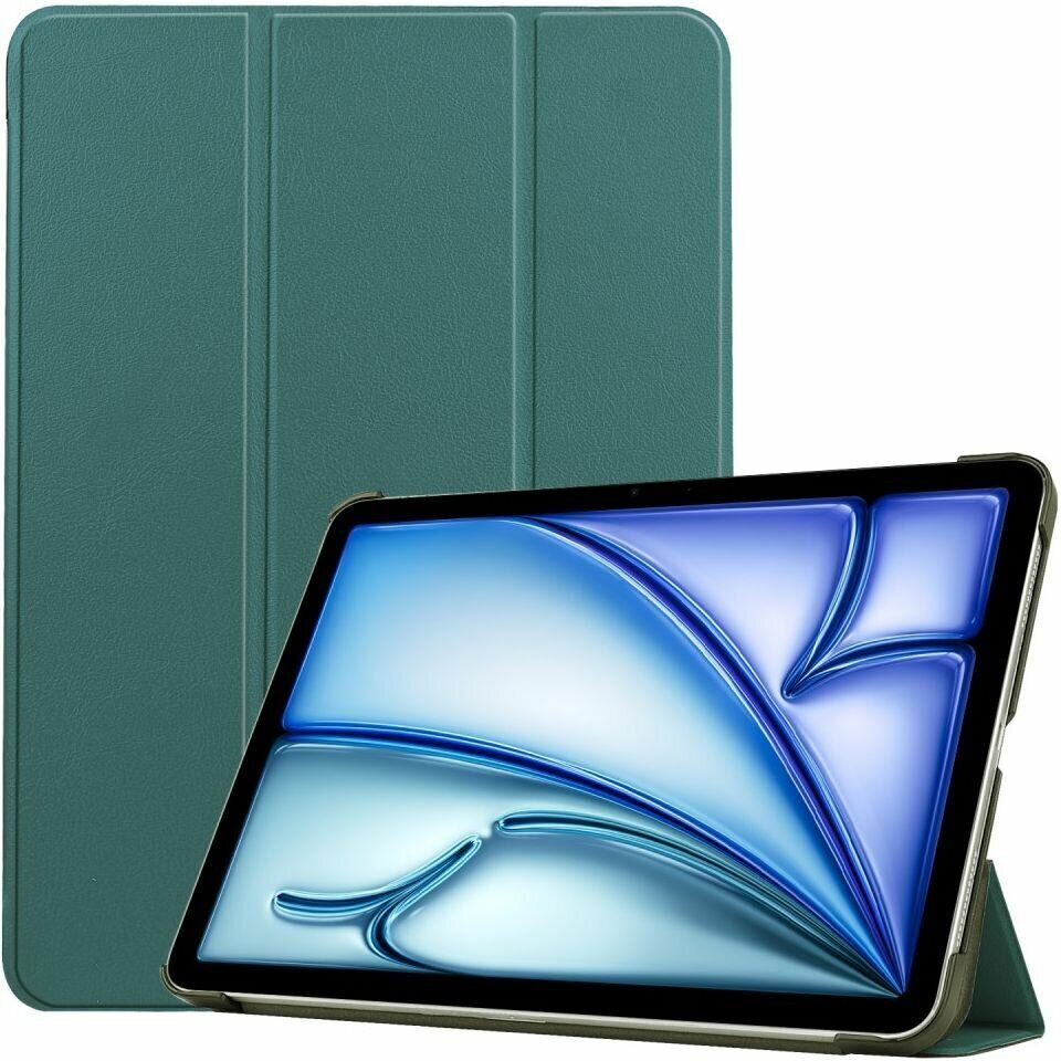 Защитный чехол для iPad Air 11 дюймов M2 (2024), iPad Air 4, Air 5 (2020, 2022), Зеленый