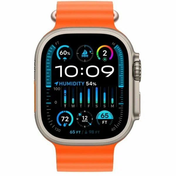 фото Apple Watch Ultra 2 49mm Ocean Band White / Titanium Case