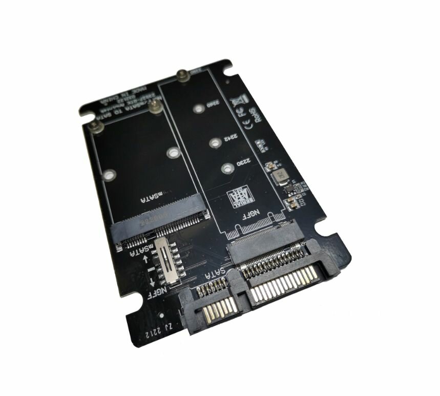 Переходник M. 2 NGFF (key B)/mSATA - SATA 3.0