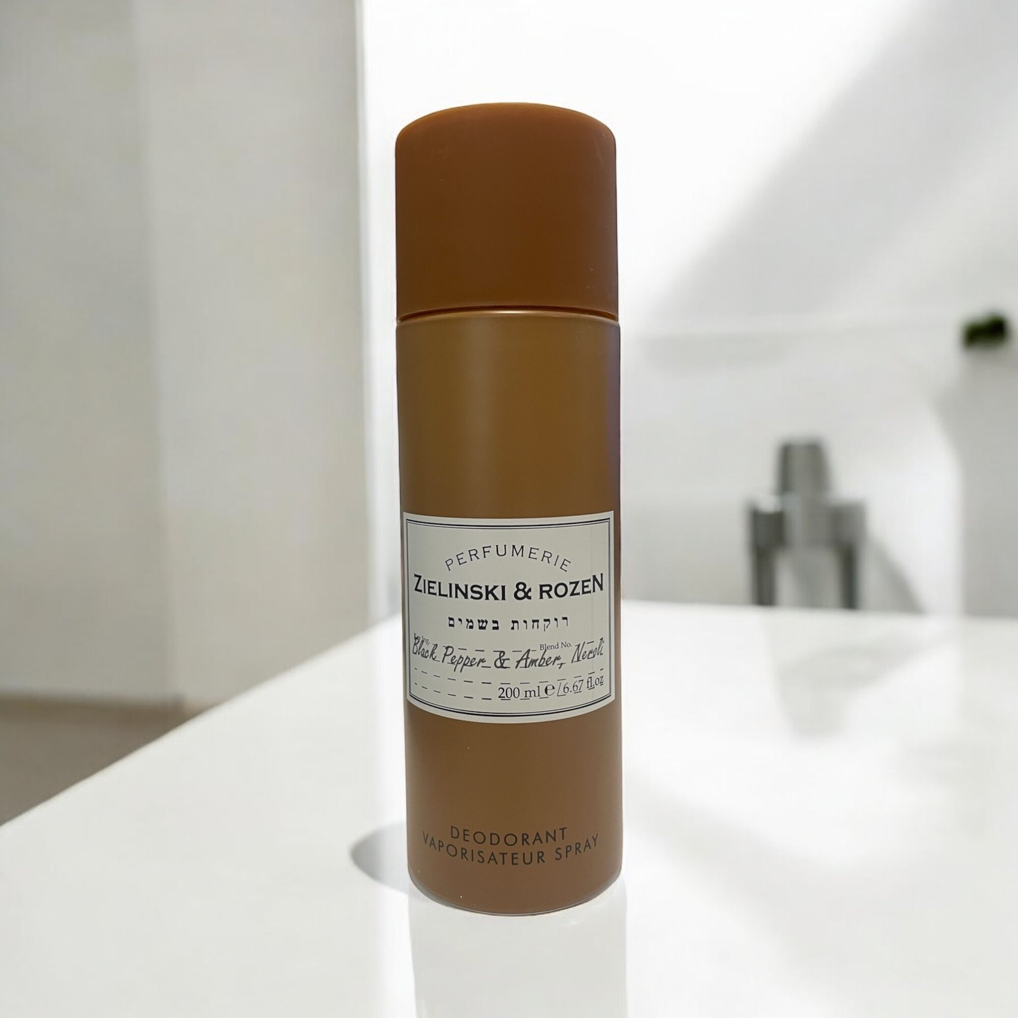 Дезодорант парфюмерный Black Pepper & Amber, Neroli 200мл