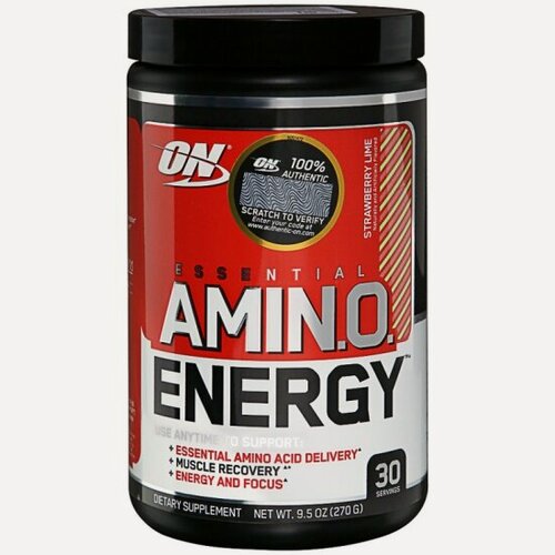Изображение товара Аминокислоты Optimum Nutrition Amino Energy Strawberry Lime Клубника-лайм 270 г