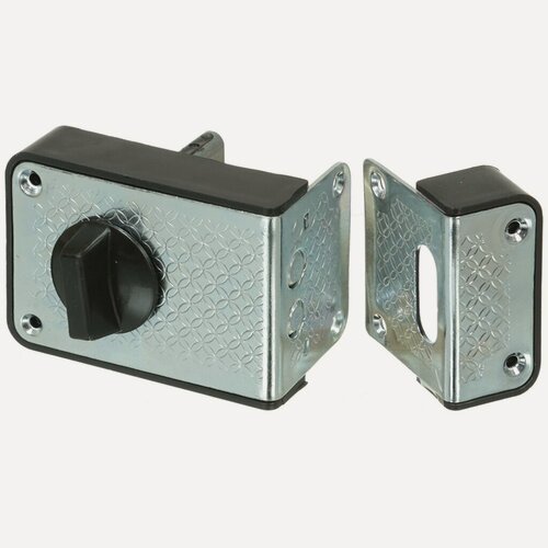 Изображение товара Замок накладной дверной, Пенза-ЗН1-1, 2 915, коробка, цилиндр, 3 ключа, серый