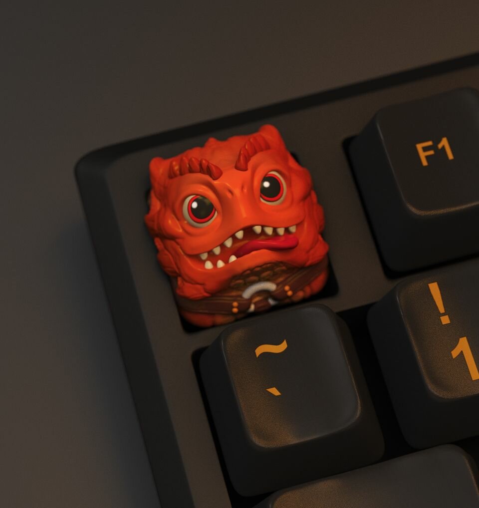 Игровой кейкап Mortimer Snapfire (Dota 2, Keycap), серый, неокрашенный