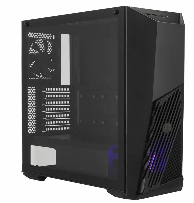 Компьютерный корпус Cooler Master MasterBox K501L RGB TG (MCB-K501L-KGNN-SR1) черный - Midi Tower, ATX, USB 2.0 Type-A, USB 3.2 Gen 1 Type-A