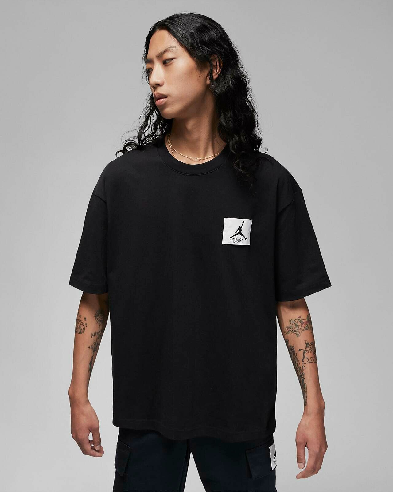 Футболка NIKE Flight Essentials, 1 шт., размер M, черный