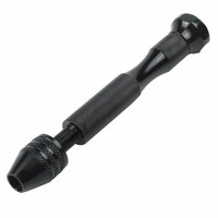 Набор ручных спиральных сверл, модель мини-ручной спиральной дрели DIY Precision Pin Vise с 25 микросверлами диаметром от 0, 3 мм до 3, 0 мм (черного цвета)